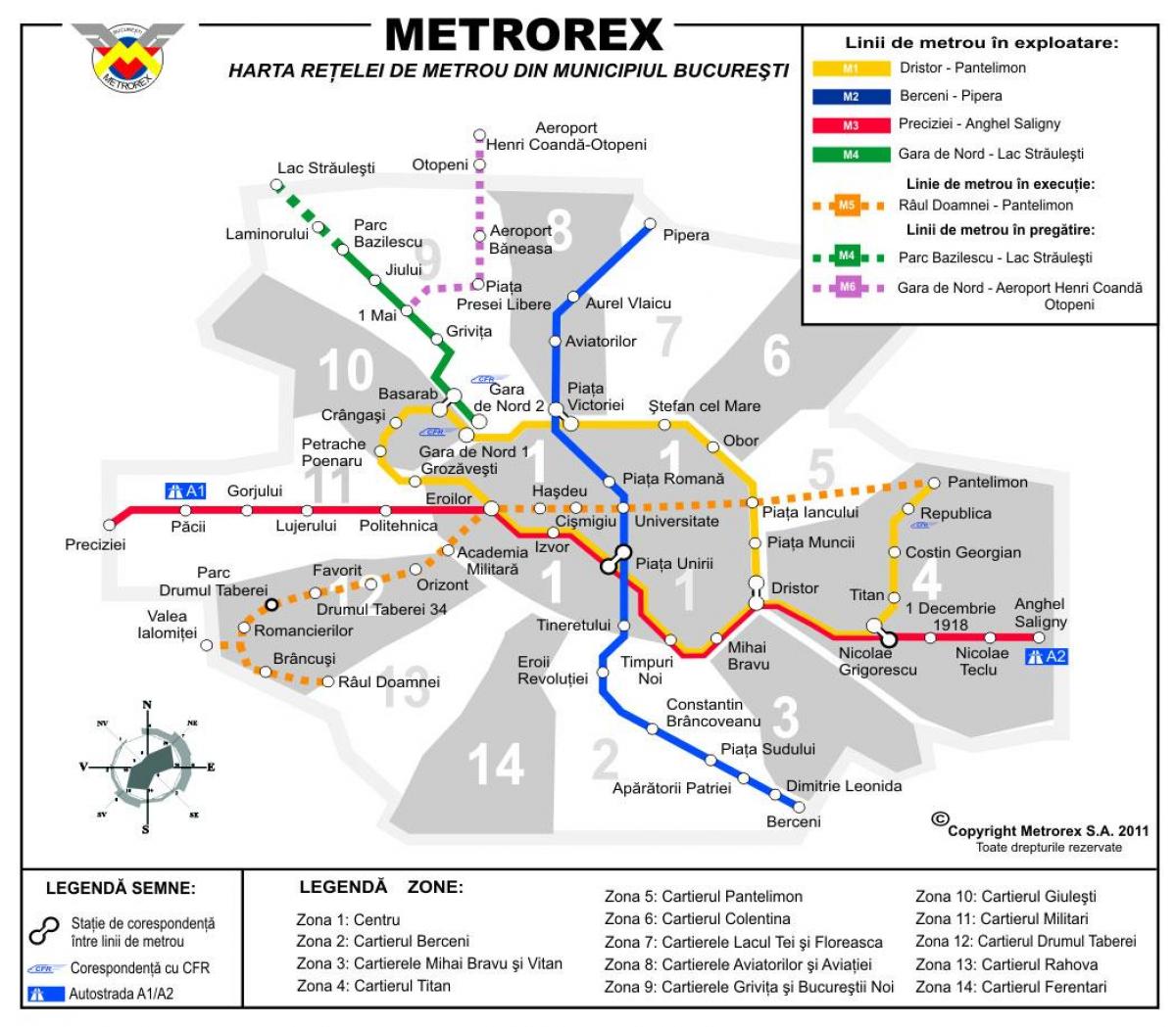 Mapa de metrorex 