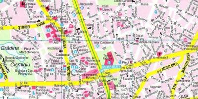 Mapa de bucarest centro de la ciudad