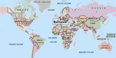 Mapa de bucarest mundo 