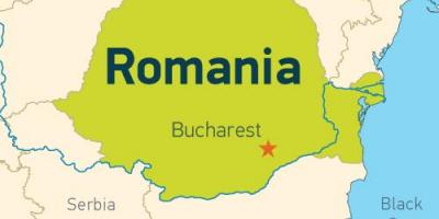 Bucarest en un mapa