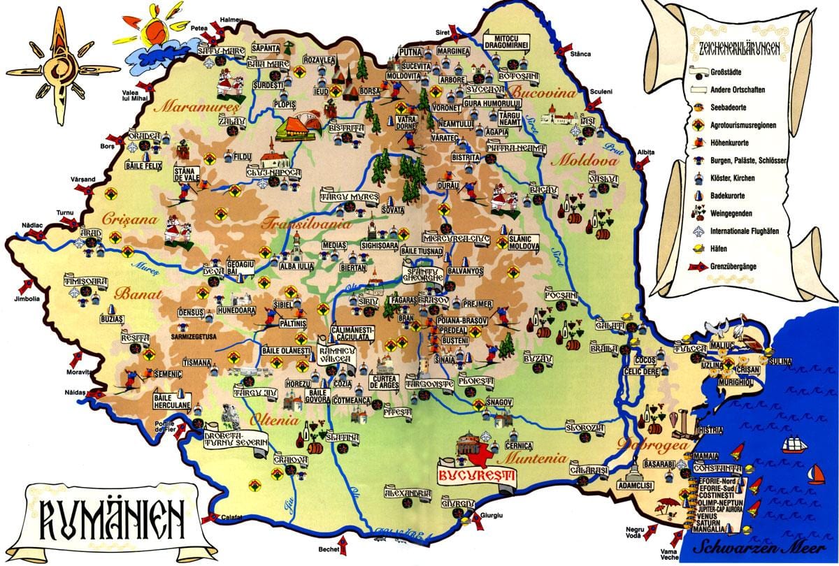 bucarest mapa turístico