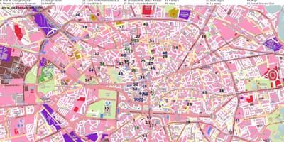 Mapa de las calles de bucarest